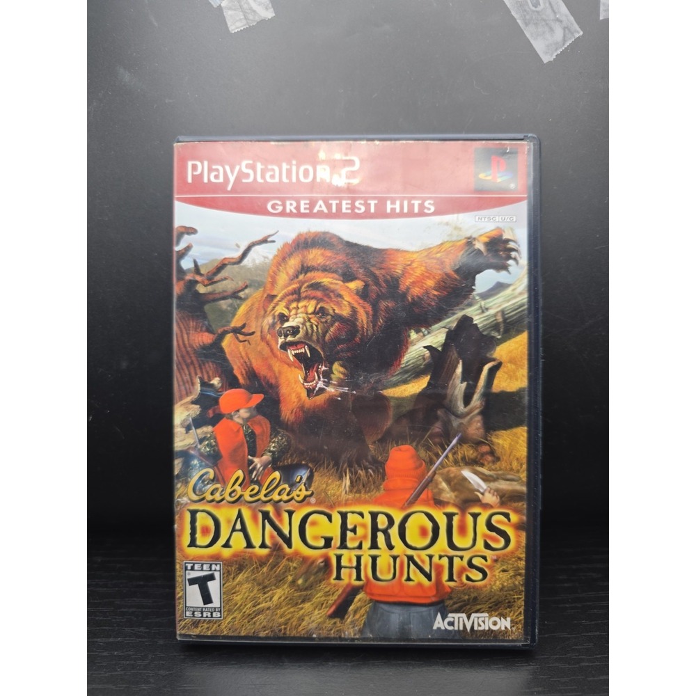 Cabela's Dangerous Hunts Greatest Hits Sony PlayStation 2 W/Manual Tested